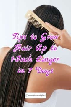 How to Grow Longer Hair in Just 7 Days